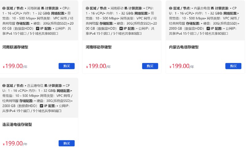 大盘鸡，1核/1G/50G NVMe+2TB