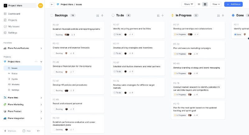#GitHub #自托管▎planeJira 的开源替代品，支持 #Docker 快速部署项目：