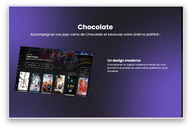 #GitHub #自托管 #Python▎Chocolate面相未来的媒体管理工具（🚧 WIP）▎特性- 支持 #Windows #Linux #macOS #Android- 管理电影、连续剧、书籍、电视频道、个人视频，甚至是您最喜爱的复古游戏- 现代直观的用户界面- 支持 #Docker 快速部署- ……项目地址｜项目网站｜Android 客户端频道 @dejavuBlog群组 @dejavuGroup