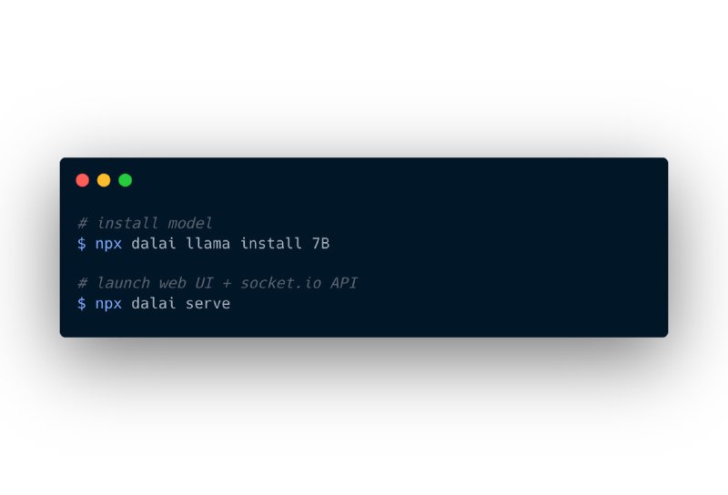 #GitHub #自托管▎dalai和上面类似，提供更简单的 LLaMA 使用方法只需要两条命令即可开始，也提供 #Docker 快速部署，文档支持非常详细支持 #Windows #macOS #Linux感谢群友 Jack Timo 推荐项目地址｜文档地址频道 @dejavuBlog群组 @dejavuGroup