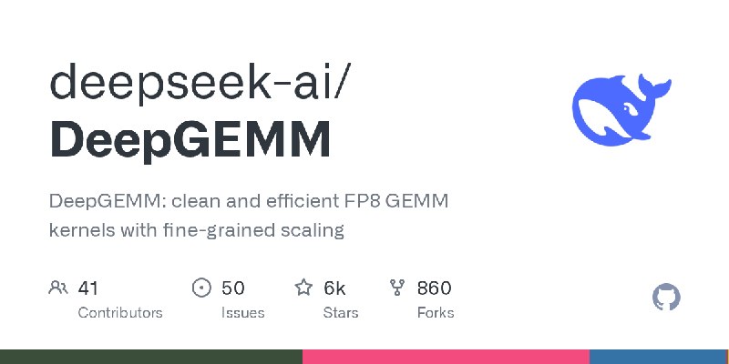 🤖 DeepSeek 发布 DeepGEMM 重大更新：推出 Mega MoE 融合算子并支持 FP4 精度DeepSeek 旗下高性能算子库 DeepGEMM 于 2026 年 4 月 16 日发布重大更新，正式推出 Mega MoE 融合算子