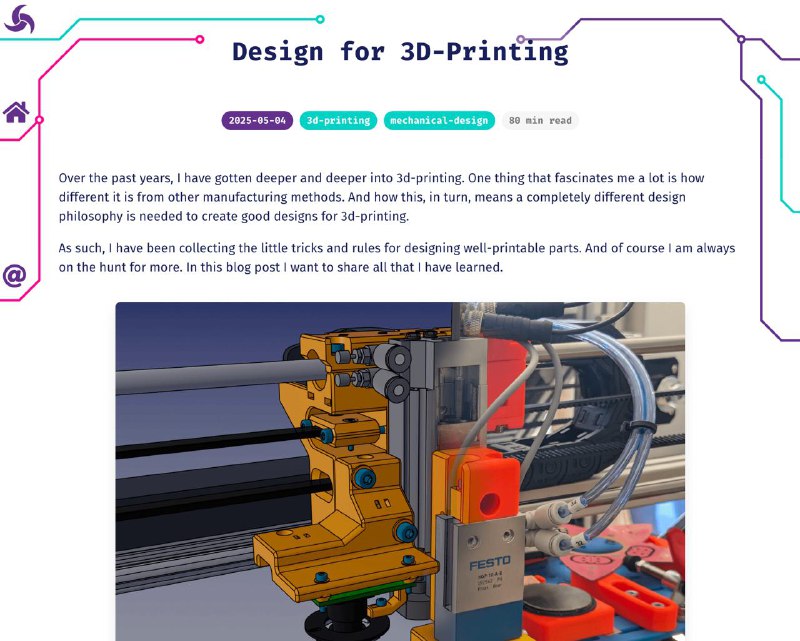 文章推荐 —— 3D打印设计秘籍📰 推荐给大家这一篇系统梳理3D打印设计原则的长文