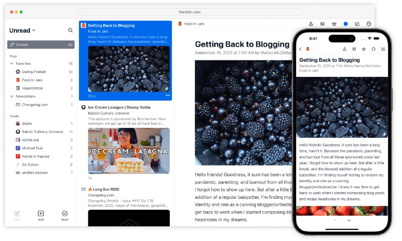 #GitHub #Ruby #RSS▎feedbin一个简单、快速、具有美观用户界面的 #自托管 RSS 阅读器▎特性- 简洁、可自定义的阅读体验和主题- RSS 全文抓取／搜索- 订阅 Mastodon, YouTube, Twitter...- 跟很多 RSS 阅读器保持同步- 即时更新 RSS 文章- 还具有 #iOS #Android 客户端- ……项目界面非常好看，看起来直接部署会相当麻烦，有个官方推荐的 #Docker 部署方式（一系列相当庞大的 Docker 容器，最低需要服务器 RAM > 2GB）项目地址｜Docker 部署频道 @dejavuBlog群组 @dejavuGroup