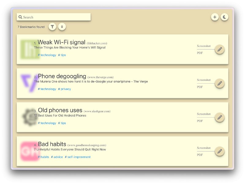 #GitHub #自托管▎linkwarden自托管书签 + 存档管理器，自动获取链接截图、存档页面为 PDF，支持 #Docker 快速部署项目：