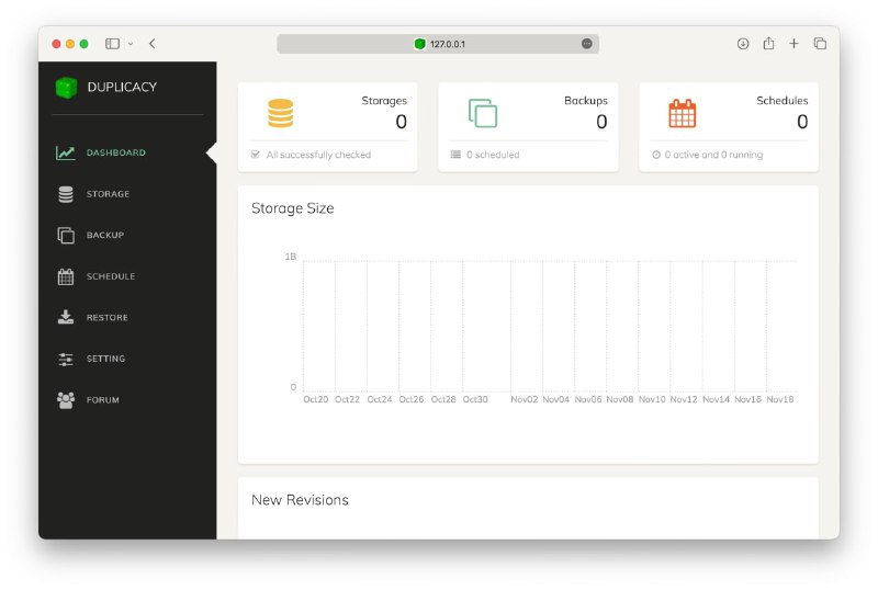 #GitHub #Golang▎duplicacy一款强到离谱的无锁 (lock-free) 重复数据删除云备份同步工具，作者之前 在 V2ex 发过，纯个人开发项目▎特性- 备份速度很快，可以查看 跟其他备份工具对比- 支持选择路径额外添加包含/排除规则- 跨平台支持 #Windows #Linux #macOS #FreeBSD （除了 Windows 版，全部支持 ARM64）- 插件支持群晖和威联通 NAS- 存储支持本地硬盘, SFTP, S3, B2, IDrive E2, Google Cloud, OneDrive, GCS, Microsoft Azure, Openstack Swift, WebDAV, Dropbox, File Fabric- 支持四种工作任务: 备份、检查、复制和修剪- 按照定时任务/频率/开始时间备份同步- 使用主密码保护文件（存储到 Keychain 或 Keyring，不支持明文存储）- 面板支持绑定域名，自动配置 SSL 证书 (Let's Encrypt)，远程访问- 在多台计算机同步上使用 lock-free 无锁删除重复数据，硬件占用很低同时保持较高的性能- 可能是唯一一款允许多台计算机备份到同一云存储的云备份工具，利用跨计算机重复数据删除，而无需它们之间的直接通信- 采用无数据库的方法，其中每个块都使用其哈希作为文件独立保存名称以方便快速查找▎关于许可duplicacy  有一个底层 CLI 程序和一个基于 GUI 前端程序，CLI 命令行版功能完备，很适合个人备份数据和配置脚本化任务- duplicacy 的 #CLI 二进制程序源码完全开源- CLI 版本对个人用户完全免费- CLI 版本对学生、教育工作者完全免费- 对于工作和商业需求收费（订阅制）- GUI 程序对所有人收费项目地址｜官方网站｜官方论坛频道 @dejavuBlog群组 @dejavuGroup