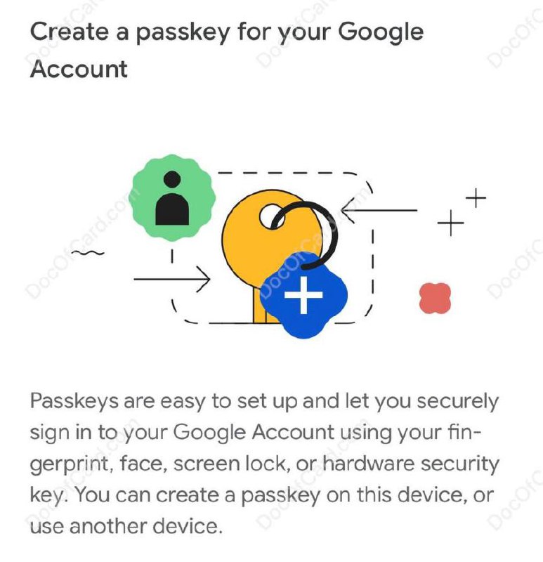 #Passkeys #通行密钥 #Google🆕5/3更新：Google 邮件通知，Google 帐户现在支持 Passkeys 无密码登录✔️ g.co/passkeys启用了 “Skip password when possible” 的账户，将能够仅使用指纹、面部或屏幕锁在符合条件的 iOS 设备上的通过 Passkeys 登录 Google 帐户，而不再需要输入密码或仅用手机作为内置安全密钥🔗相关： Passkeys 介绍✔️@DocOfCard / 其他合集