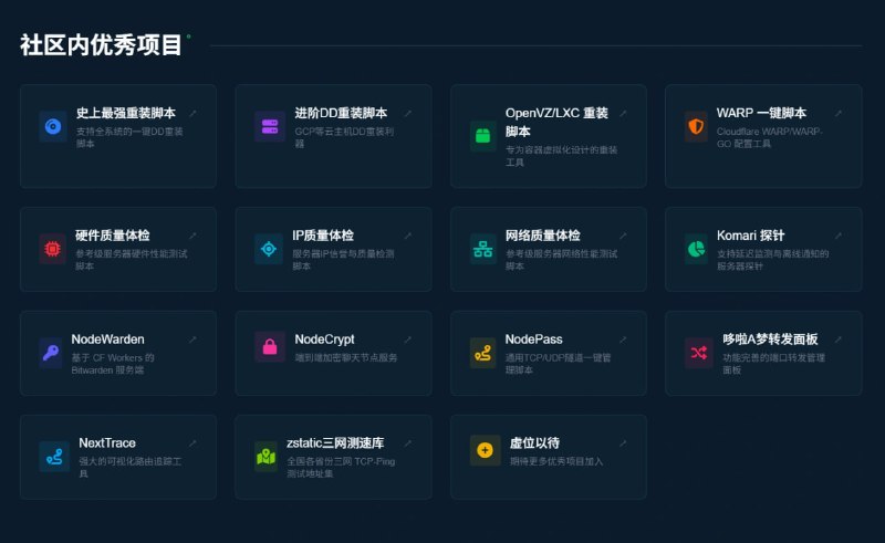 zjkal 开发了这个导航网站，汇总了几乎所有ns生态的服务与项目，再也不担心找不到服务入口了同时，网站也加入了社区内开发者创建的最优秀的一批项目(根据影响力综合判断)无数的成员用自己的智慧与创新点亮了社区，感谢大家的贡献原文地址：