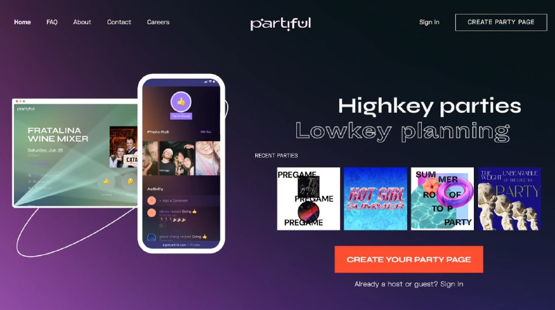 Partiful —— 北美市场里的新活动组织平台🏝 之前住在加州的时候，我时常会收到朋友用 Facebook Event 制作的活动邀请