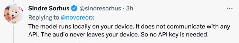 #macOS #iOS #iPadOSAiko——高质量设备端转录应用轻松将会议、讲座等中的语音转换为文本，由 #OpenAI Whisper 驱动，兹瓷 100 多种语言纯本地运行，无需 OpenAI 的 #API Key