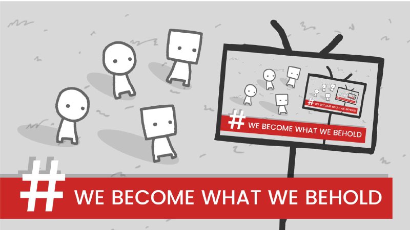 We Become What We Behold —— 新闻循环的镜像小游戏🕵️‍♂️ 你有没有思考过新闻如何塑造我们的世界观？「We Become What We Behold」用短短几分钟，让你体验媒体报道如何一步步影响大众情绪与社会走向🎥 作为一名“观察者”，你用镜头捕捉社会片段，却发现每一次选择都在悄然推动着群体的情绪波动