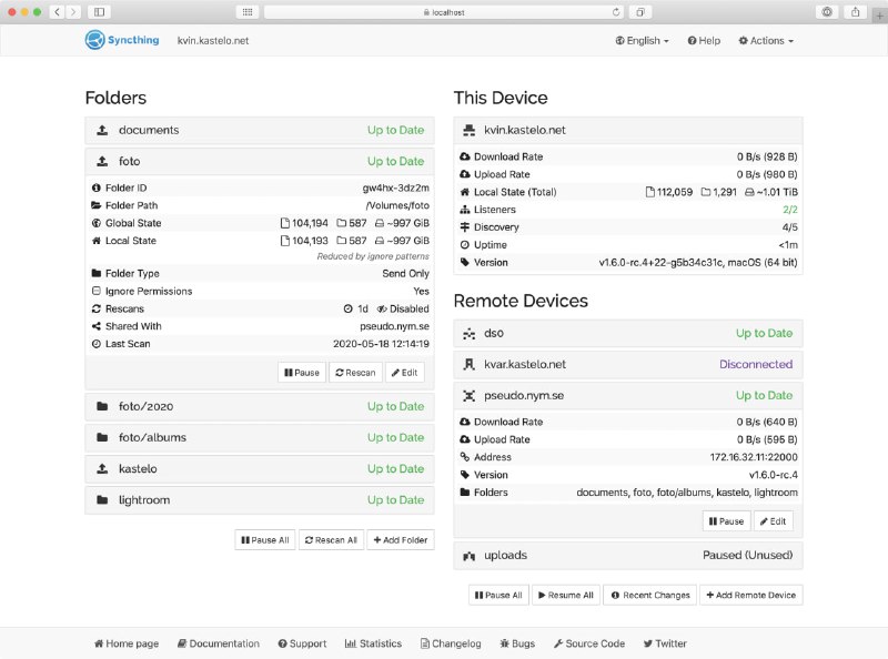 #GitHub #Golang▎syncthing安全、强大、开箱即用的文件同步工具，完全开源