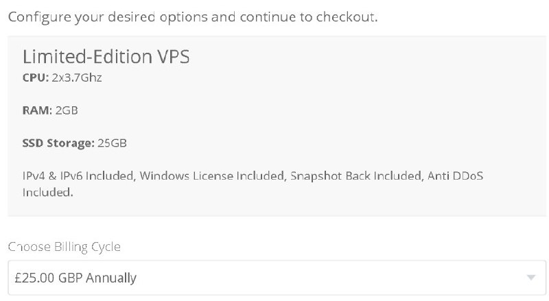 商家新推出了2H2G25G含Windows的伦敦机房限量OFFER（支持PAYPAL），大概率是Oneman IDC，自行判断是否上车