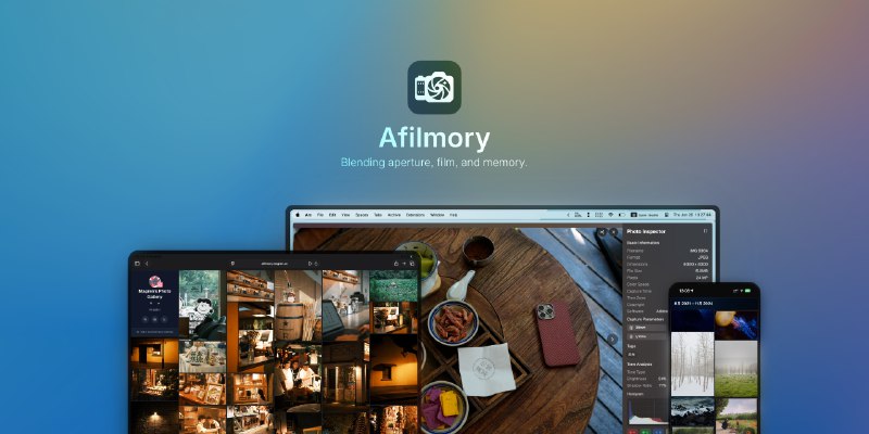 GitHub - Afilmory/afilmory: Modern photo gallery for photographers, with S3/GitHub sync, EXIF details, maps, and a WebGL viewer.