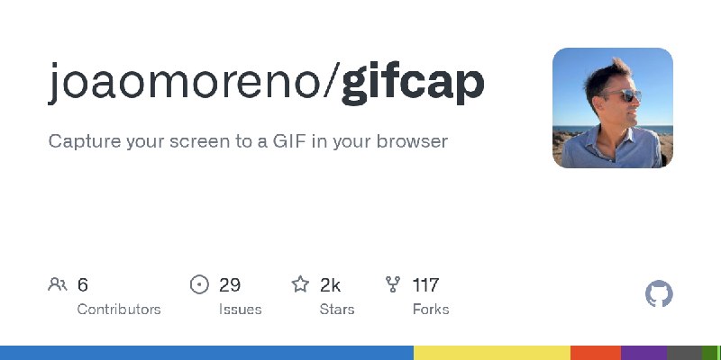 GitHub - joaomoreno/gifcap: Capture your screen to a GIF in your browser