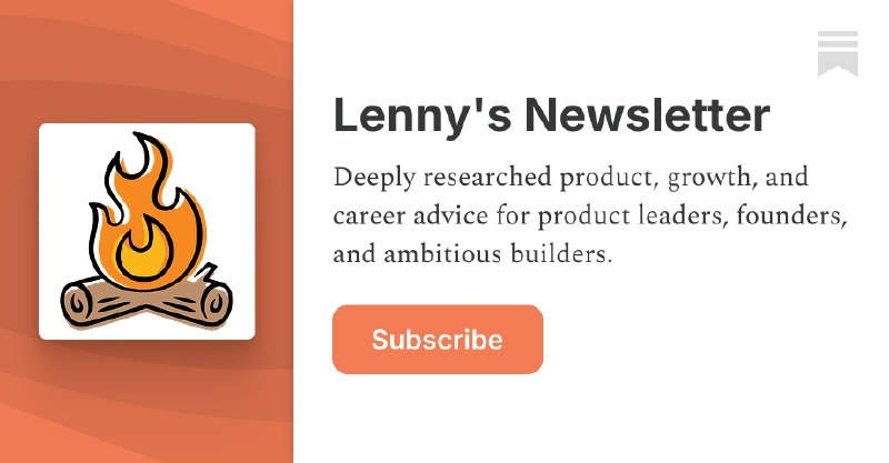 Lenny's Newsletter | Substack