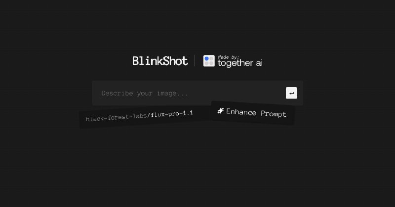 BlinkShot – Real-Time AI Image Generator