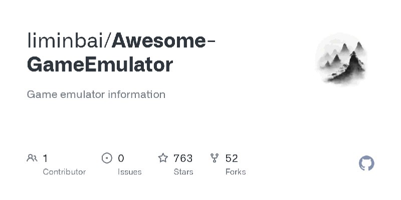 GitHub - liminbai/Awesome-GameEmulator: Game emulator information