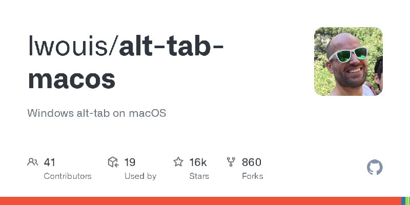 GitHub - lwouis/alt-tab-macos: Windows alt-tab on macOS