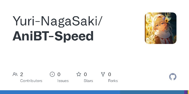 GitHub - Yuri-NagaSaki/AniBT-Speed