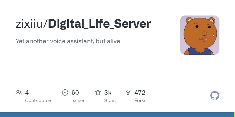 GitHub - zixiiu/Digital_Life_Server: Yet another voice assistant, but alive.