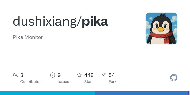 GitHub - dushixiang/pika: Pika Monitor