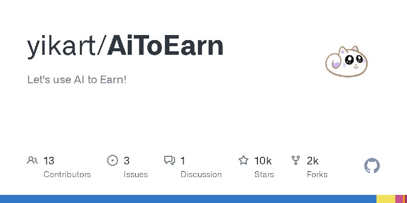 GitHub - yikart/AiToEarn: Let's use AI to Earn!