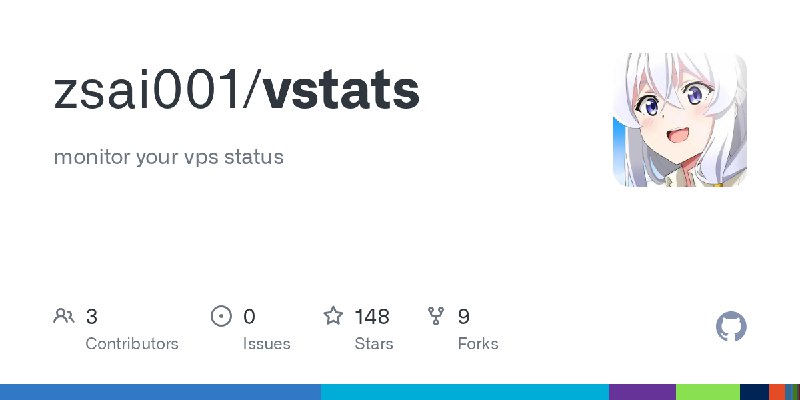GitHub - zsai001/vstats: monitor your vps status