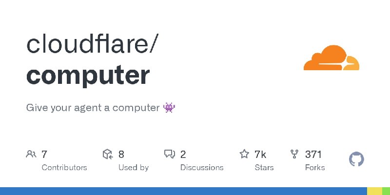 GitHub - cloudflare/computer: Give your agent a computer 👾