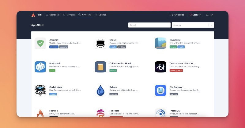 Runtipi | Homeserver management made easy