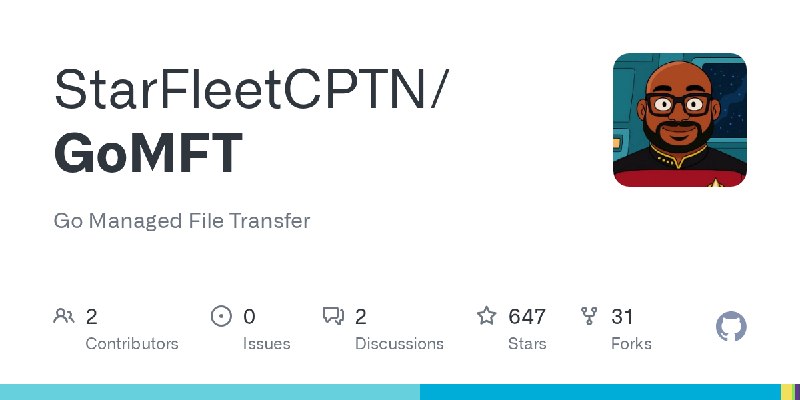 GitHub - StarFleetCPTN/GoMFT: Go Managed File Transfer