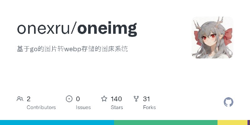 GitHub - onexru/oneimg: 基于go的图片转webp存储的图床系统