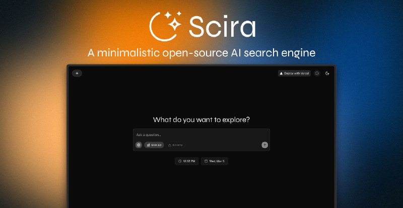 GitHub - zaidmukaddam/scira: Scira (Formerly MiniPerplx) is a minimalistic AI-powered search engine that helps you find information…