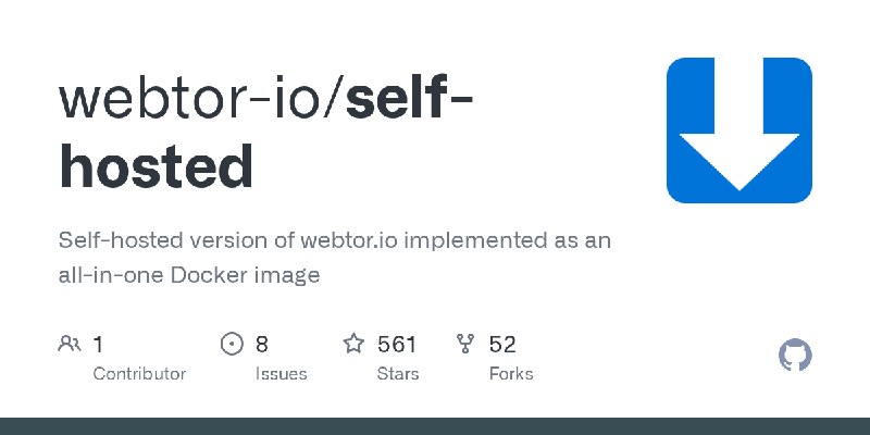 GitHub - webtor-io/self-hosted: Self-hosted version of webtor.io implemented as an all-in-one Docker image