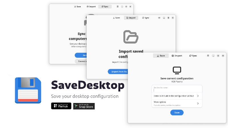 GitHub - vikdevelop/SaveDesktop: Save Desktop saves your Linux desktop environment configuration
