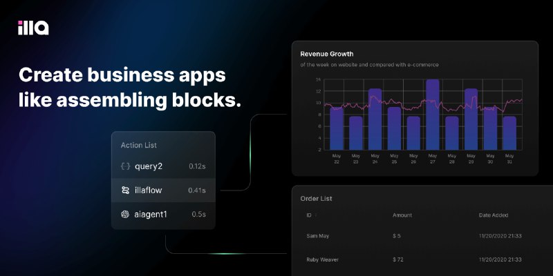 GitHub - illacloud/illa-builder: Low-code platform allows you to build business apps, enables you to quickly create internal tools…
