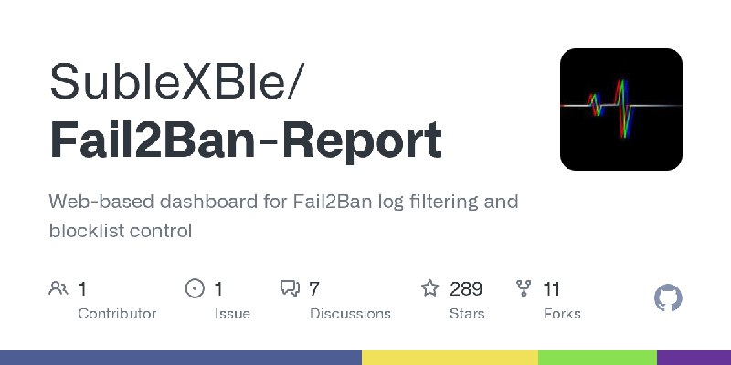 GitHub - SubleXBle/Fail2Ban-Report at opensourceprojects.dev