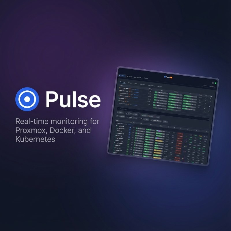 GitHub - rcourtman/Pulse: Monitoring for Proxmox, Docker, Kubernetes, TrueNAS, and vSphere that watches your infrastructure for…