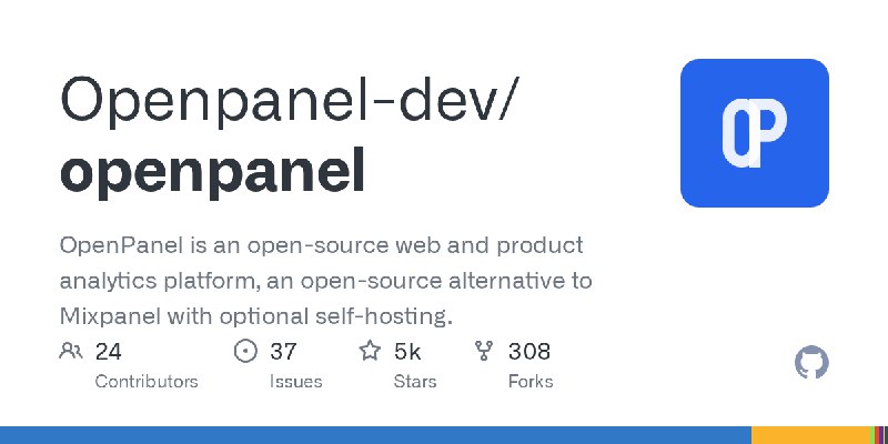 GitHub - Openpanel-dev/openpanel: OpenPanel is an open-source web and product analytics platform, an open-source alternative to…