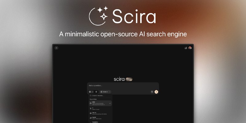 GitHub - zaidmukaddam/scira: Scira (Formerly MiniPerplx) is a minimalistic AI-powered search engine that helps you find information…