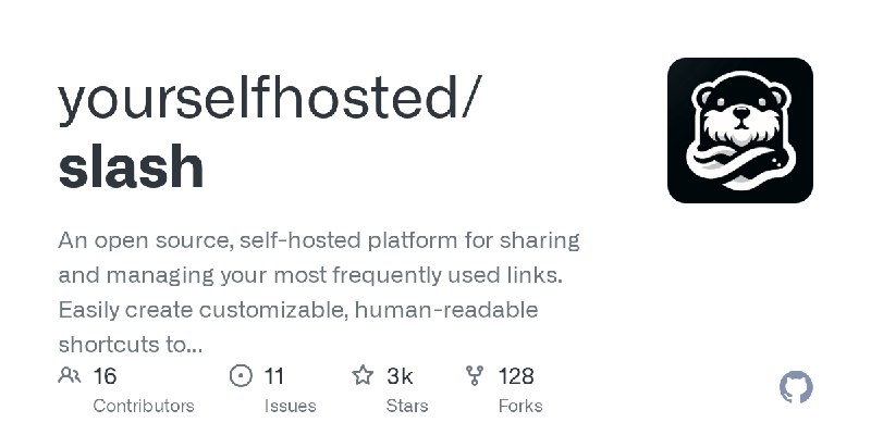 GitHub - yourselfhosted/slash: An open source, self-hosted platform for sharing and managing your most frequently used links. Easily…