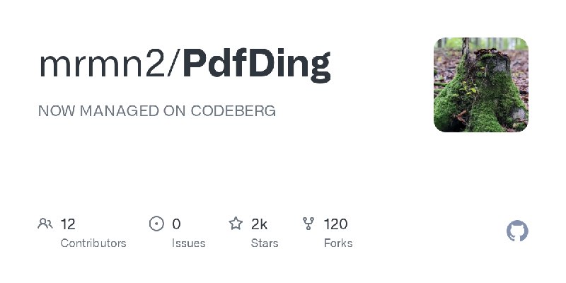 GitHub - mrmn2/PdfDing: NOW MANAGED ON CODEBERG