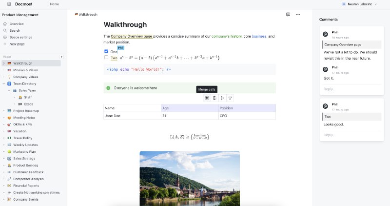 Enterprise-ready Wiki for Teams | Docmost