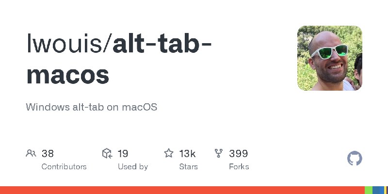 GitHub - lwouis/alt-tab-macos: Windows alt-tab on macOS