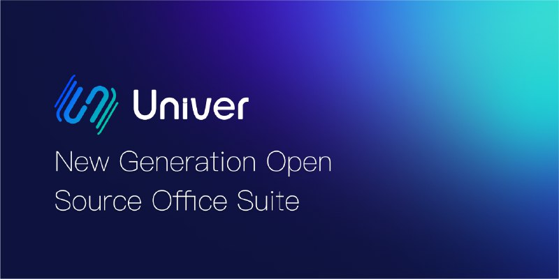 GitHub - dream-num/univer: Univer is a full-stack framework for creating and editing spreadsheets / word processor / presentation…