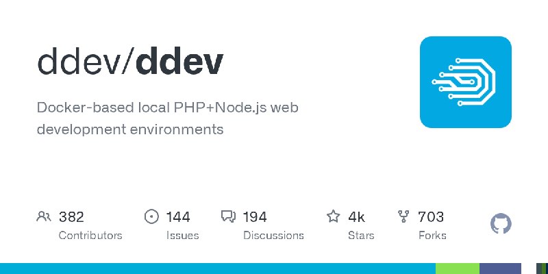 GitHub - ddev/ddev: Docker-based local PHP+Node.js web development environments