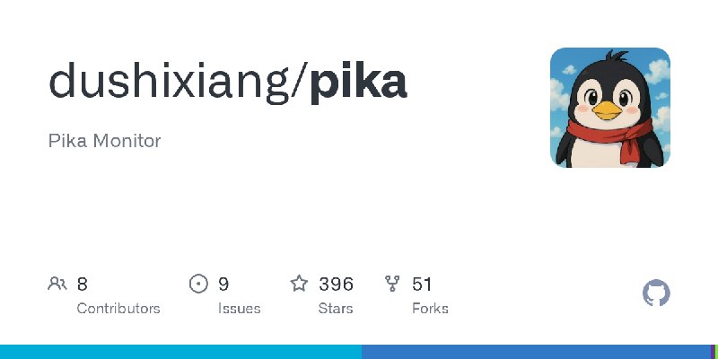 GitHub - dushixiang/pika: Pika Monitor