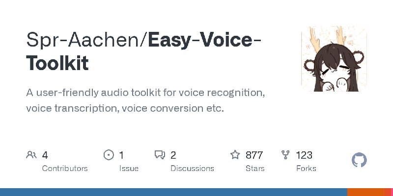 GitHub - Spr-Aachen/Easy-Voice-Toolkit: A user-friendly audio toolkit for voice recognition, voice transcription, voice conversion…