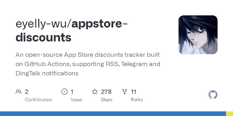appstore-discounts/README_zh-CN.md at main · eyelly-wu/appstore-discounts