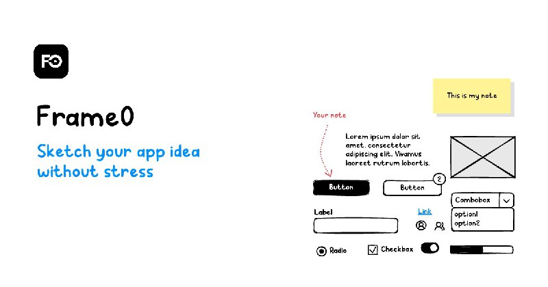 Frame0 ― A sleek Balsamiq alternative for wireframing