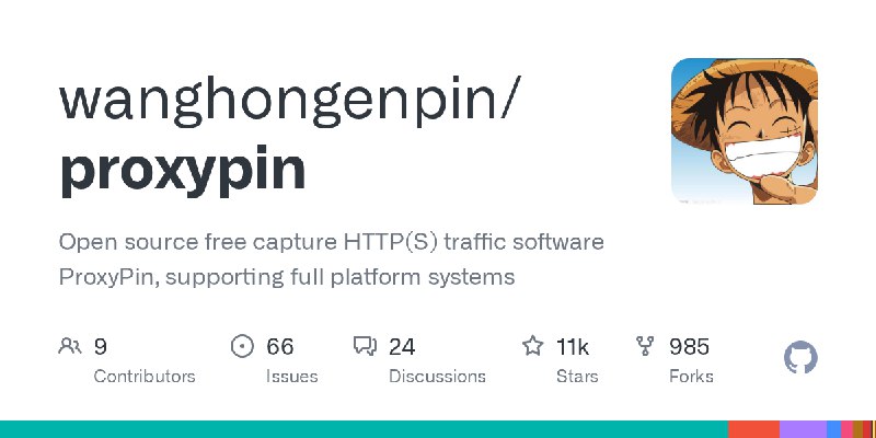 GitHub - wanghongenpin/proxypin: Open source free capture HTTP(S) traffic  software ProxyPin, supporting full platform systems